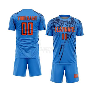 Uniformes de Fútbol de Alta Calidad en Color Sólido, 100% Poliéster Transpirable, Manga Corta, Personalizables, Unisex, para Equipos Adultos - Product Image 2