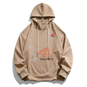 Sweat-shirts et pulls à capuche surdimensionnés pour hommes personnalisés, 100% coton, logo sur le devant, col à capuche, grandes tailles en vrac, design uni - Product Image 4