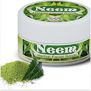 Exfoliante facial Herboganic Neem, exfoliante de hierbas naturales con aloe vera, manteca de karité y aceite de oliva - Product Image 4