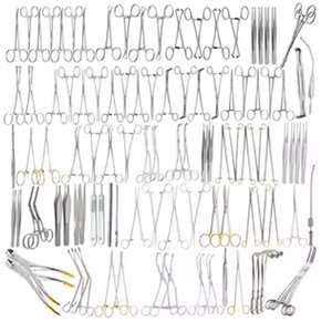 Juego de Instrumentos de Cirugía Cardíaca de 92 Piezas de Acero Inoxidable Reutilizables, Herramientas Manuales para Cirugía Cardíaca - Product Image 2