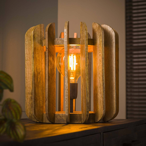 Nouvelle lampe de table en fer CE et UL de conception unique en bois de grande qualité aux prix de gros pour la maison par tradebit - Product Image 5