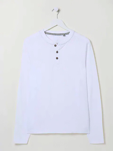 Summer Slim Fit <b>Henley</b> Tee <b>Shirt</b> Male Long Sleeve Button Down <b>Henley</b> Tee <b>Men</b> Street Style 100% Cotton <b>Henley</b> T <b>Shirts</b> <b>Men's</b> - Product Image 4