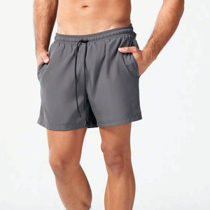 Short de Sport pour Homme Matériau en Maille à Séchage Rapide Taille Élastique Jogging Respirant pour la Course Logo Personnalisé Solide Fitness Sports - Product Image 6