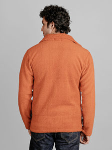 Veste Sherpa en polaire polaire 100% polyester pour hommes, fermeture à glissière, tendance, design brodé respirant, vêtements d'hiver - Product Image 5