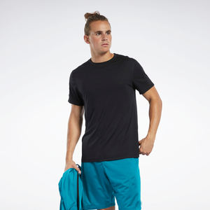 Camisetas sólidas elásticas con cuello redondo de algodón de verano de alta calidad para hombres, ropa de calle informal para hombres, Polos, Camisetas geniales - Product Image 1