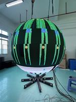 Offre Spéciale P1.8 P2 P2.5 personnalisé créatif 3D sphère intérieur LED écran d'affichage sphérique LED vidéo Globe affichage boule mur
