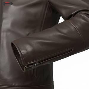 Veste en cuir pour femme de haute qualité avec logo personnalisé, nouvelle collection 2025, taille plus, rayée, respirante, chaude pour l'hiver, décontractée, col rabattu - Product Image 3