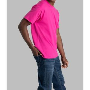 T-shirt d'été à col rond et manches courtes, couleur gris foncé, avec logo imprimé sur le col - Product Image 5