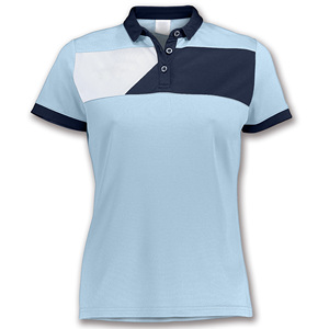 Polo de Manga Corta Verde Sólido para Mujer, Casual, Piqué, 100% Poliéster, Corte Regular - Product Image 3