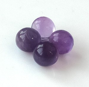 Esfera de bolas redondas de amatista genuina de 8mm, cuentas individuales sin perforar, piedras preciosas de joyería DIY, amatista suelta Natural de alta calidad - Product Image 5