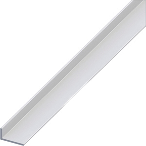 Profilo Angolare in Alluminio a Lati Disuguali Argento Satinato 40x15x1,5 mm 2m - Product Image 1