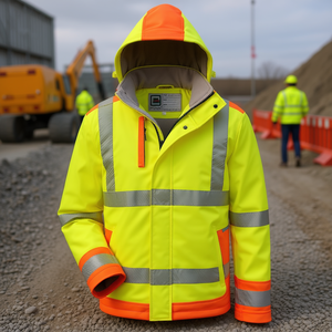 Chaqueta Softshell Elysee de Alta Visibilidad Amarillo/Naranja Talla S, Equipo de Seguridad y Supervivencia Rickmer - Product Image 3