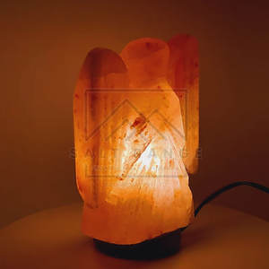 Lampe de sel de l'Himalaya tendance sculptée 100% sel de l'Himalaya pur de haute qualité Décoration d'intérieur personnalisable - Product Image 5