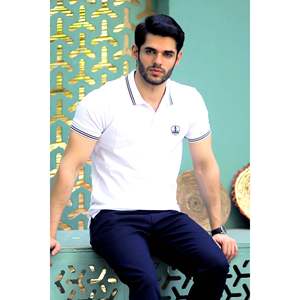 Camiseta Polo Delmont para Hombre, 100% Algodón, Diseño Sólido Básico, Transpirable, Tejido de Punto, Color Oscuro, Parches Bordados, Tallas Grandes XL 6XL - Product Image 3