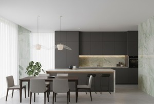 แผ่นหินอ่อนธรรมชาติสีเขียวออนิกซ์ขัดเงาแบบโมเดิร์นสำหรับเคาน์เตอร์หรูหรา ผนังเรืองแสง ล็อบบี้โรงแรม ห้องนั่งเล่น ตกแต่งคุณภาพพรีเมียม - Product Image 6