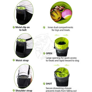 Bolsa de entrenamiento para perros cómoda, con correa ajustable y ligera, práctica bolsa de entrenamiento para perros - Product Image 5