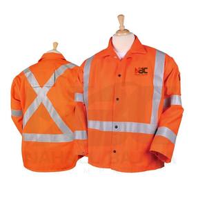 Veste de soudage, veste de soudage en cuir fendu, veste de sécurité. - Product Image 1