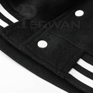 Veste de Baseball Homme Sur Mesure de Qualité Supérieure en Laine Respirante pour Automne Hiver, Séchage Rapide, Style Urbain, Col Montant - Product Image 6