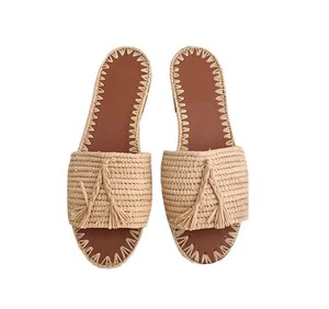 Chaussures en raphia marocain, pantoufles en raphia, cadeau d'anniversaire, pantoufles traditionnelles en raphia - Product Image 2