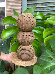 Coquilles de thé en coquille de noix de coco/bougies de thé parfumées à la lime de noix de coco écologiques et de haute qualité d'Eco2go Vietnam - Product Image 4