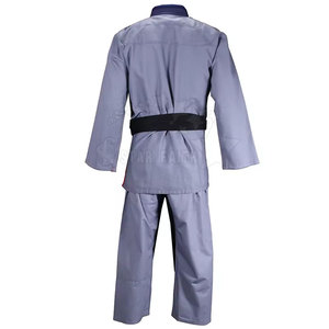 เครื่องแบบคาราเต้ชุดฝึกฝึกฝึกศิลปะการต่อสู้ทำจากผ้าฝ้ายน้ำหนักเบาพิมพ์โลโก้ได้ตามต้องการ - Product Image 4
