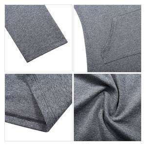 ชุดเดรสแขนยาวแบบเรียบง่ายมีฮู้ดสำหรับผู้หญิงเดรสแขนยาวแบบสวมหัวผ้าคอตตอน100% ไหล่ตกชุดเดรสแขนยาวออกแบบได้ตามต้องการ - Product Image 6