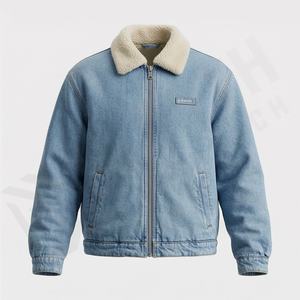 Veste en jean pour femme, couleur personnalisée, broderie, impression cinq étoiles, toile élégante, vêtements d'extérieur tendance, streetwear - Product Image 1