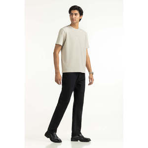เสื้อยืดผู้ชายทรงสลิมฟิต Relax Fit รุ่น MN-TS-WS25-052 ผ้าเจอร์ซีย์คอตตอน 100% หนัก 300gsm ลายเรียบ พร้อมโลโก้ปัก สำหรับชุดออกกำลังกาย - Product Image 4