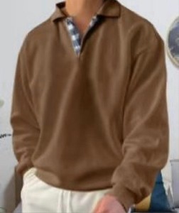 Camiseta de verano de alta calidad para hombre, camiseta con botones a la moda para hombre, cuello redondo y cuello Henry, manga corta - Product Image 2