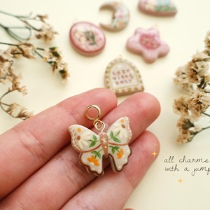 Accessoires en cuivre en gros personnalisés, accessoires <span class=keywords><strong>de</strong></span> bricolage plaqués <span class=keywords><strong>or</strong></span>, pendentifs en céramique en forme d'animaux, accessoires faits à la main pour la fabrication <span class=keywords><strong>de</strong></span> bijoux - Product Image 6