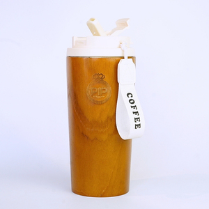 Gobelet en bois de teck durable écologique fait à la main Portable pour café thé ou toute boisson café et thé accessoires - Product Image 5