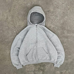 Sudaderas con capucha de la mejor calidad French Terry con diseño de cremallera para la temporada de invierno - Product Image 5