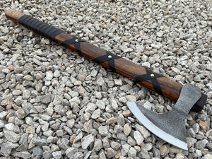 ขวานไวกิ้งเหล็กคาร์บอนสำหรับกลางแจ้งปรับแต่งได้ดีไซน์ใหม่พร้อมหัวขวาน - Product Image 4