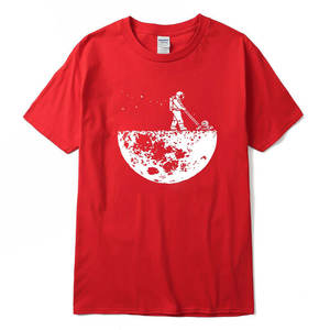 Highquality 100%cotton Knitted Lunar Cleaner Street Style Casual <b>Short</b> <b>Sleeve</b> Men T Shirt Regular Fit O-neck Eco-friendly - Product Image 2