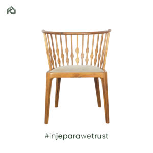 Silla de Comedor Moderna Personalizada de Madera de Teca Sólida para Restaurante, Cafetería, Hotel, Sala de Estar, Centro Comercial - Muebles de Diseño Contemporáneo - Product Image 1