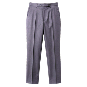 Pantalones Formales para Hombre, Corte Recto, Ligeros, de Sarga, Cintura Media, Clásicos de Oficina, Color Sólido, Transpirables - Product Image 3