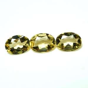 Piedra Preciosa Ovalada Facetada de Labradorita Amarilla Natural de Alta Calidad, 8 mm, Calibrada, Pulida, Tallada en África para Tamaño Personalizado - Product Image 1