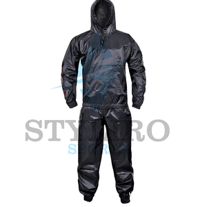 Traje de sauna de entrenamiento de gimnasio para hombres para entrenamiento de correr y ropa de sudoración - Product Image 2