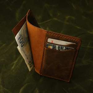 Classique Logo personnalisé cadeau en cuir véritable porte-cartes portefeuille mince entreprise banque Id porte-carte de crédit LCH-0036 - Product Image 5