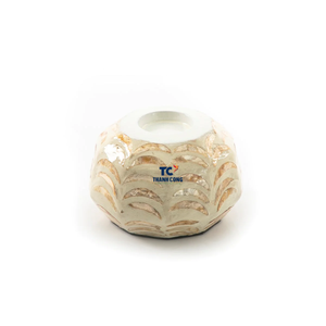 Mère de perle bougeoir MOP Capiz coquille mère de perle incrustation arabe Vietnam usine prix de gros 2023 Ramanda - Product Image 5