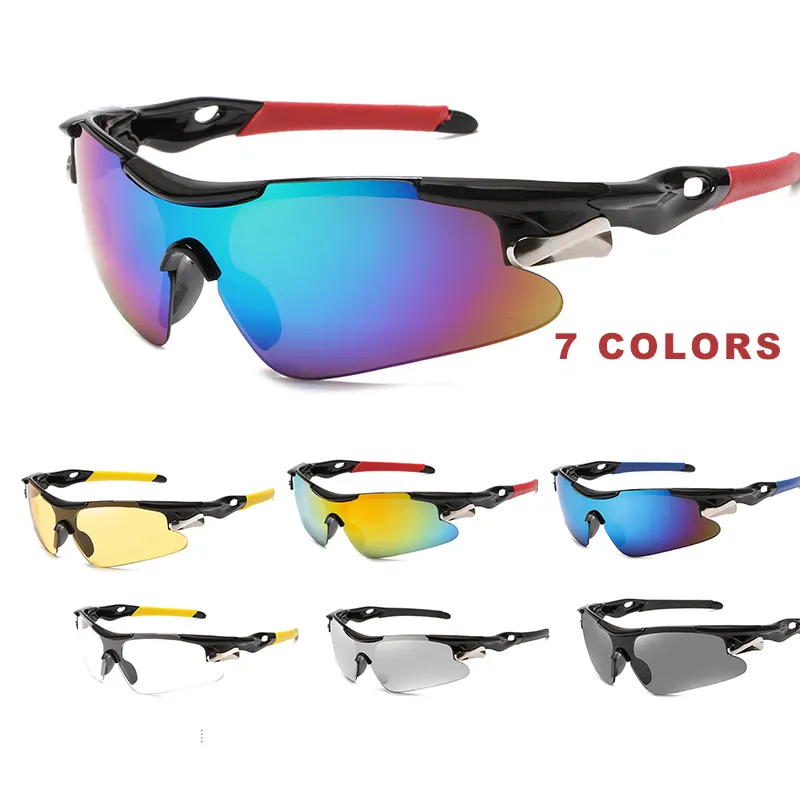 OEM/ODM BUCKLOS Cost-effective Cycling Driving Glasses Outdoor Bicycle Eyewear UV400 Windproof PC Sport Sunglasses