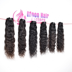 Venta al por Mayor de Cabello Humano Natural Indio con Ondas Remy, Paquetes de Cabello Virgen con Cutícula Alineada, Estilo Suelto y Profundo - Product Image 2