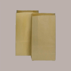 ถุงกระดาษคราฟท์สีน้ำตาล50ชิ้นถุงของขวัญ40 + 16H80mm แยกของสำหรับโชว์เค้กพร้อมโลโก้ออกแบบได้ตามต้องการ - Product Image 1