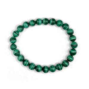 Bracelet en pierres précieuses authentiques, bracelet extensible en cristal, bracelet à thème sculpté, bracelet d'amour pour hommes et femmes, cristal de guérison - Product Image 1