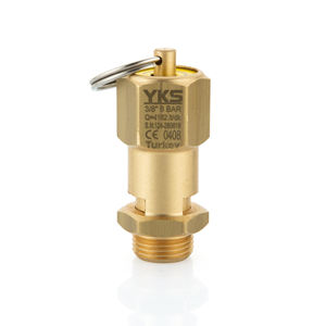 Vanne de sécurité en laiton scellée certifiée CE 3/8'' 6 bars - Vanne de décharge de pression de type scellé - Matériau en laiton - Product Image 1