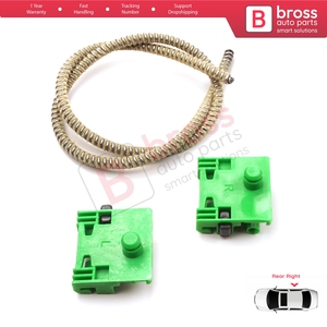 Kit de Reparación de Elevalunas Trasero Derecho BWR943 para Scenic MK1 JA0/1 FA0 1999-2003 8200044417 - Product Image 4