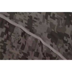 Manches courtes Rash Guard extensible pour le fitness, séchage rapide, respirant, antibactérien, protection UV, vêtements de bain noirs sublimés - Product Image 6