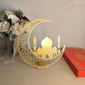 Calendrier de table en métal élégant islamique du Ramadan avec un design durable et imperméable pour la maison et le bureau |   Décoration de bureau festive - Product Image 6