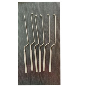 Instruments chirurgicaux manuels en acier de la meilleure qualité, certifiés CE, réutilisables, set de curettes neurochirurgicales transsphénoides Hosanna, 12 pièces pour hôpital - Product Image 2