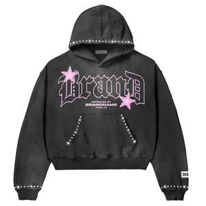 ชุดเซ็ตฮู้ดดี้และกางเกงขายาวลายพิมพ์ซีดจางสไตล์แฟชั่นทันสมัย ผ้าฟลีซคอตตอนนุ่มสบาย เหมาะสำหรับฤดูหนาว - Product Image 2